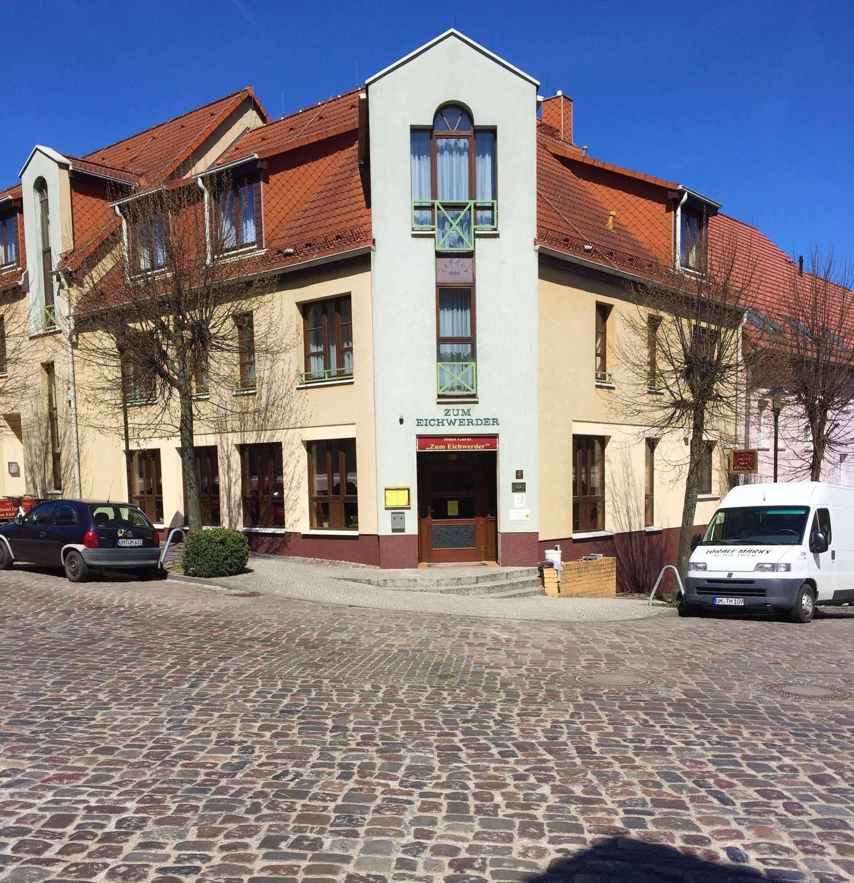 Hotel Garni "Zum Eichwerder" Templin Exterior foto